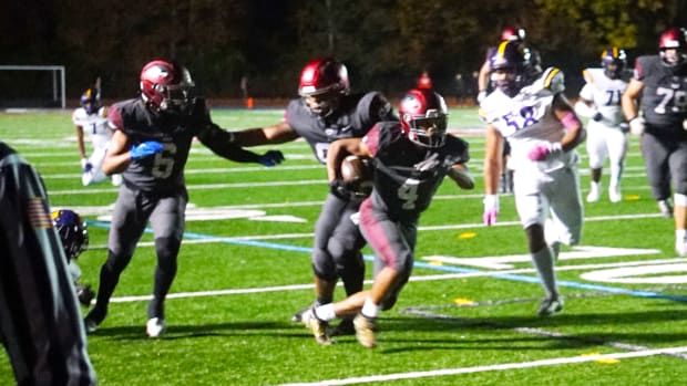 St. Joseph Prep vs Roman Catholic football Jordyn Bennett3